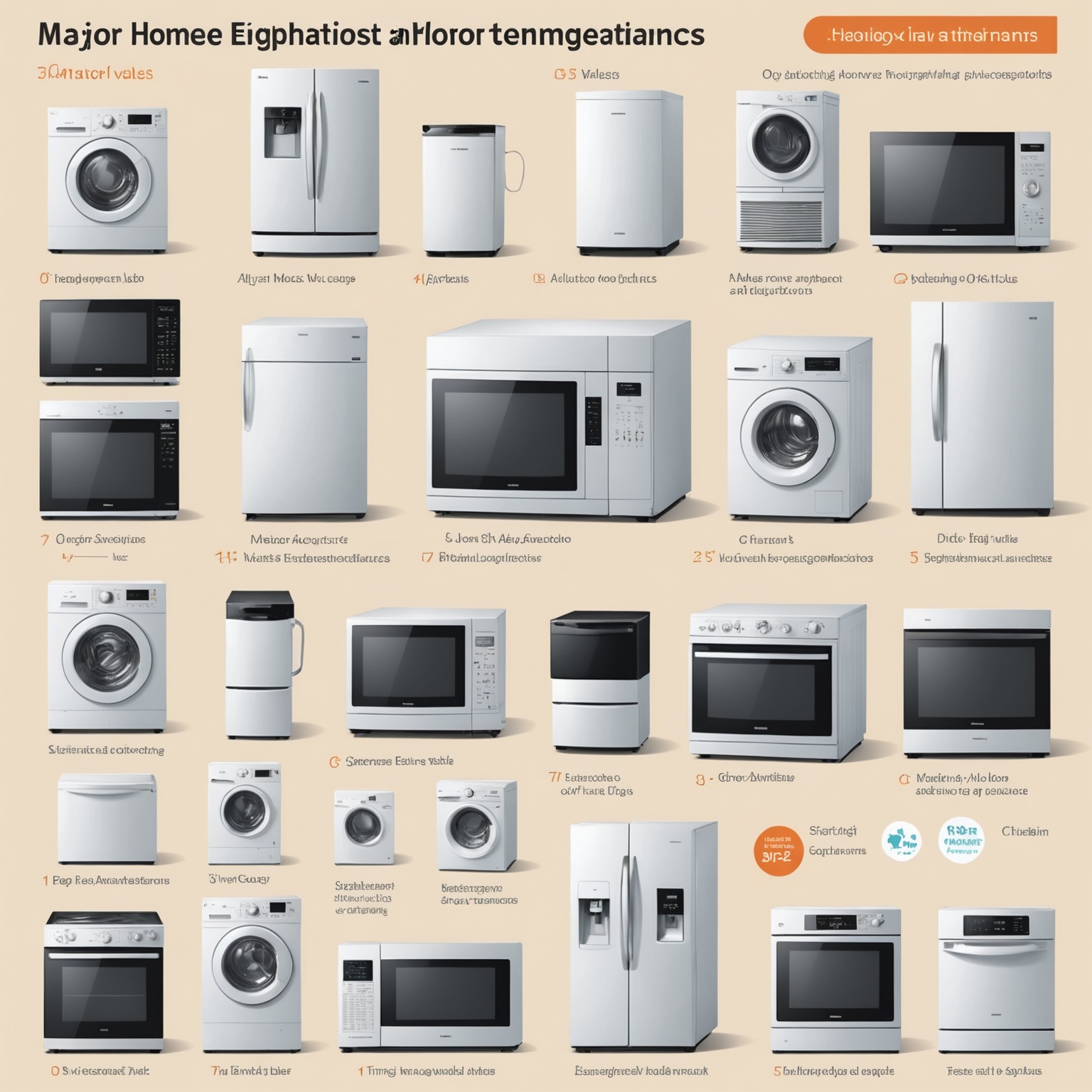 主要家電製品の買取相場目安